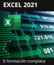 E-formación Excel 2021 - Todas las funcionalidades de Excel a su alcance + el libro digital online Excel 2021 GRATIS - Acceso ilimitado durante 1 año
