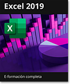 E-formación Excel 2019 - Todas las funcionalidades de Excel a su alcance + el libro digital online Excel 2019 GRATIS - Acceso ilimitado durante 1 año