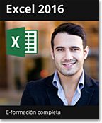 E-formación Excel 2016 - Todas las funcionalidades de Excel a su alcance - + el libro digital online Excel 2016 GRATIS - Acceso ilimitado durante 1 año