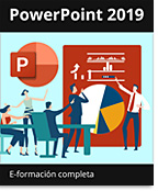 E-formación PowerPoint 2019 - Todas las funcionalidades de PowerPoint a su alcance + el libro digital online PowerPoint 2019 GRATIS - Acceso ilimitado durante 1 año
