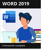 E-formación Word 2019 - Todas las funcionalidades de Word a su alcance + el libro digital online Word 2019 GRATIS - Acceso ilimitado durante 1 año