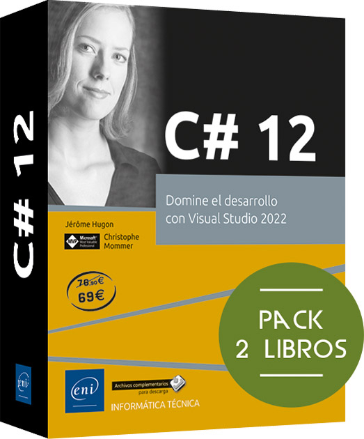 C# 12 - Pack de 2 libros: Domine el desarrollo con Visual Studio 2022