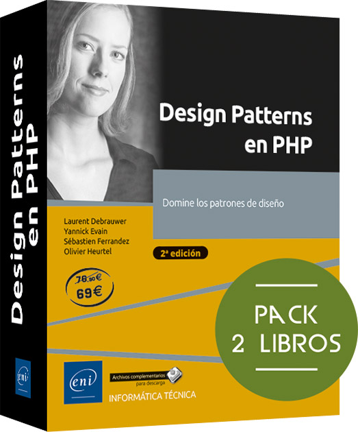 Design Patterns en PHP - Pack de 2 libros: Domine los patrones de diseño (2a edición)