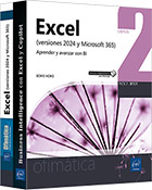 Excel (versiones 2024 y Microsoft 365) Pack de 2 libros: Aprender y avanzar con BI