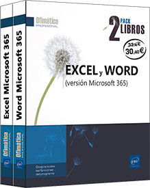 Excel y Word (versión Microsoft 365) - Pack de 2 libros