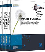 Pack Certificados de Profesionalidad MF0233_2 Ofimática