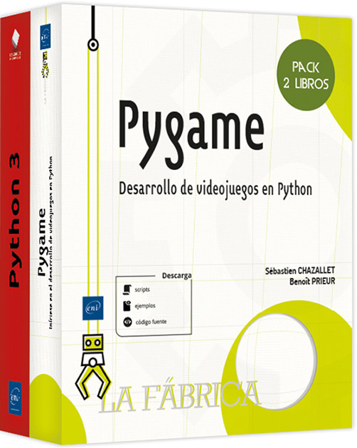 Pygame - Pack de 2 libros: Desarrollo de videojuegos en Python