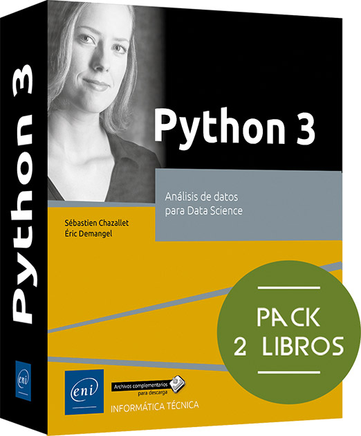 Python 3 - Pack de 2 libros:  Análisis de datos para Data Science