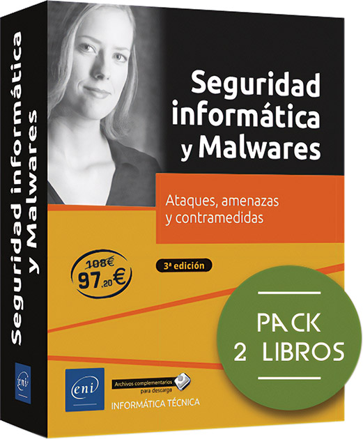 Seguridad informática y Malwares - Pack de 2 libros: Ataques, amenazas y contramedidas (3ª edición)