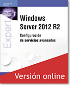 Windows Server 2012 R2 - Configuración de servicios avanzados - Versión online